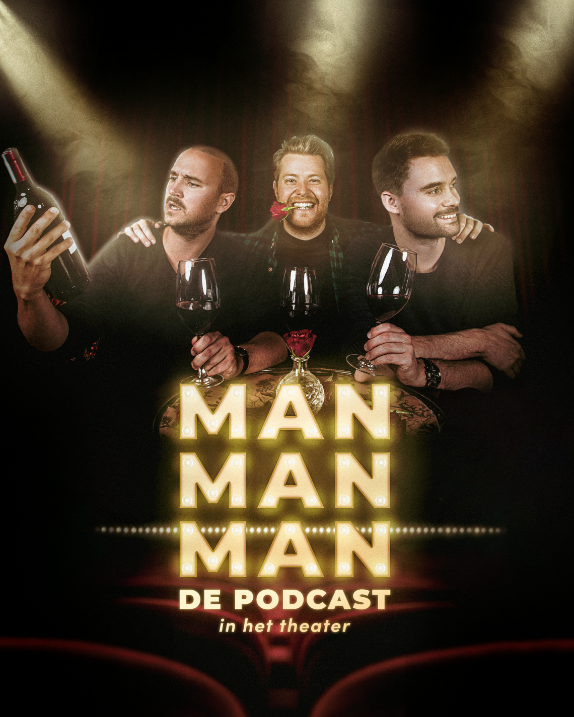 Man man man, de podcast - in het theater