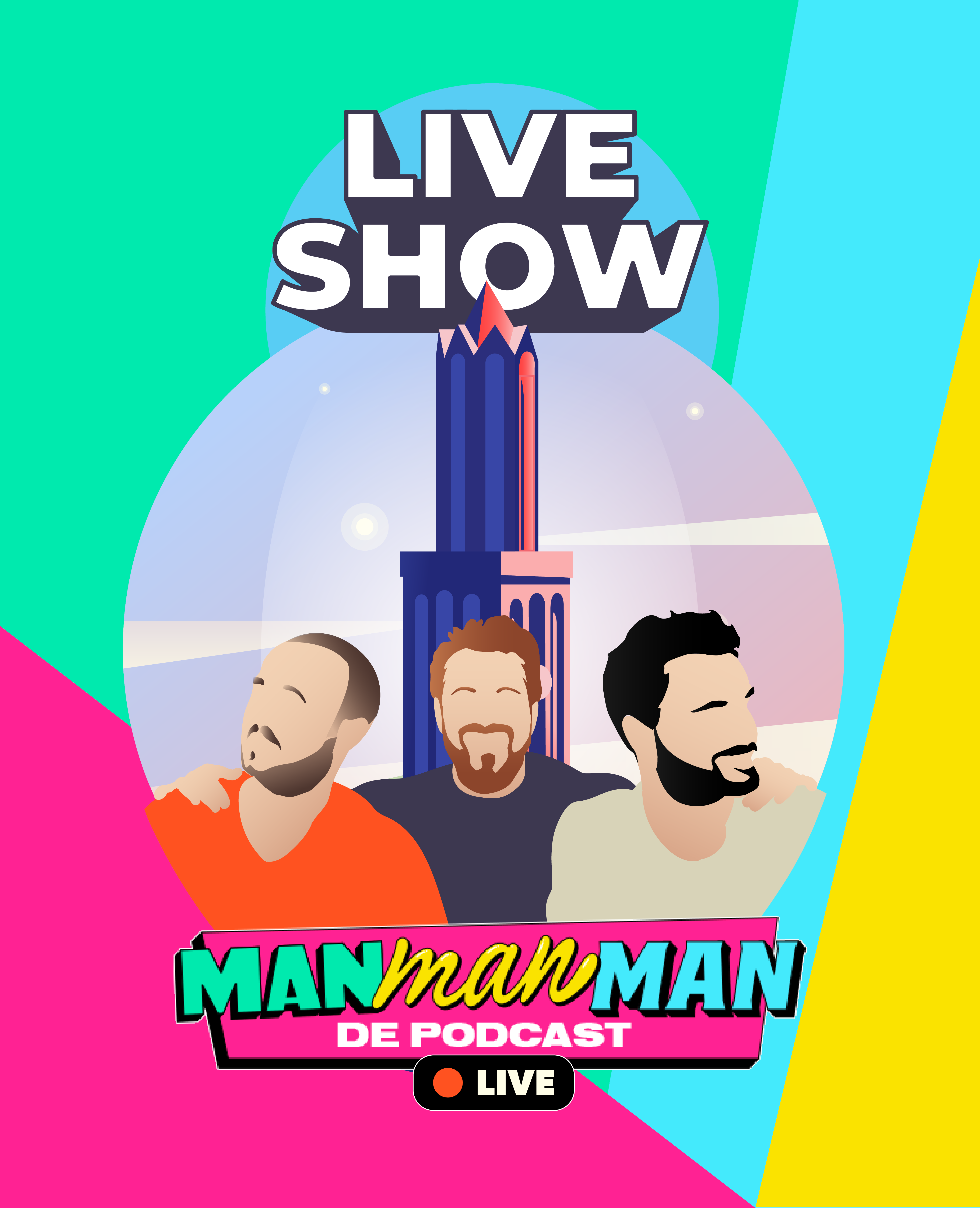 Man man man, de podcast live in de Dom